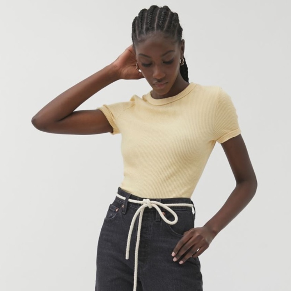UO Ribbed Baby Tee - Picture 5 of 6